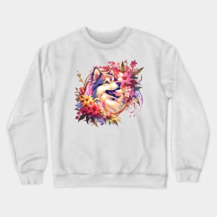 Finnish Lapphund's Mothers Day Joy - Perfect Dog Mom Gift Crewneck Sweatshirt